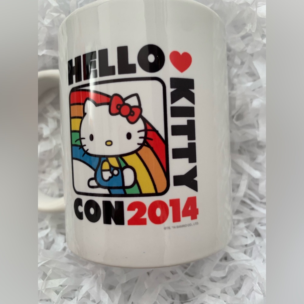 Hello Kitty Con 2014 Exclusive Sanrio Collectible Ceramic Mug New with Box - Picture 2 of 7